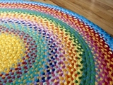 Jak si vyrobit háčkovaný kobereček ze zbytků    